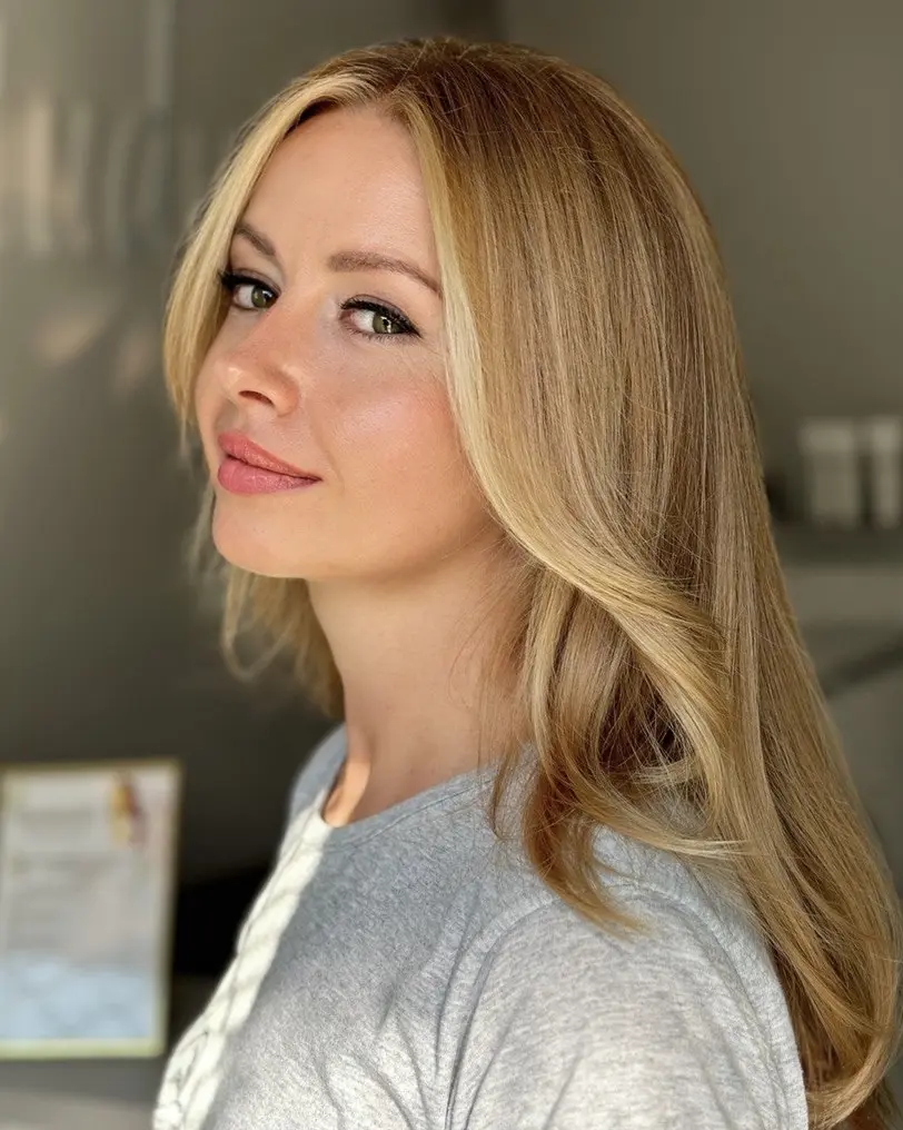 Hair color portfolio feature